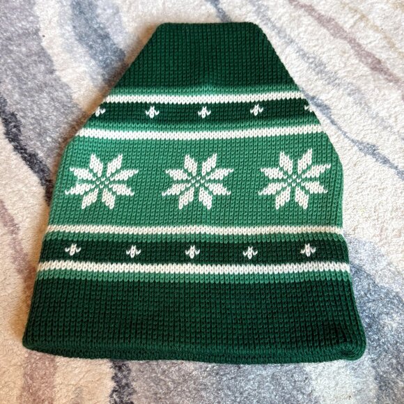 Vintage Smiley Wool Beanie Ski Snow Hat USA MADE Sparks Nevada - Picture 1 of 3